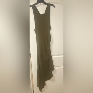 Daily Practice by Anthropologie sleeveless asymmetrical with side rouge Dress